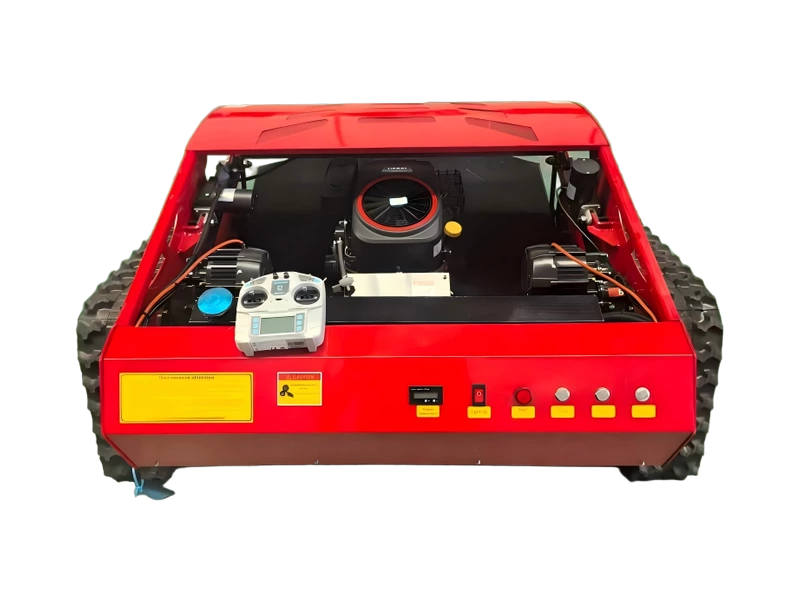 Triangular Track Remote Control Lawn Mower