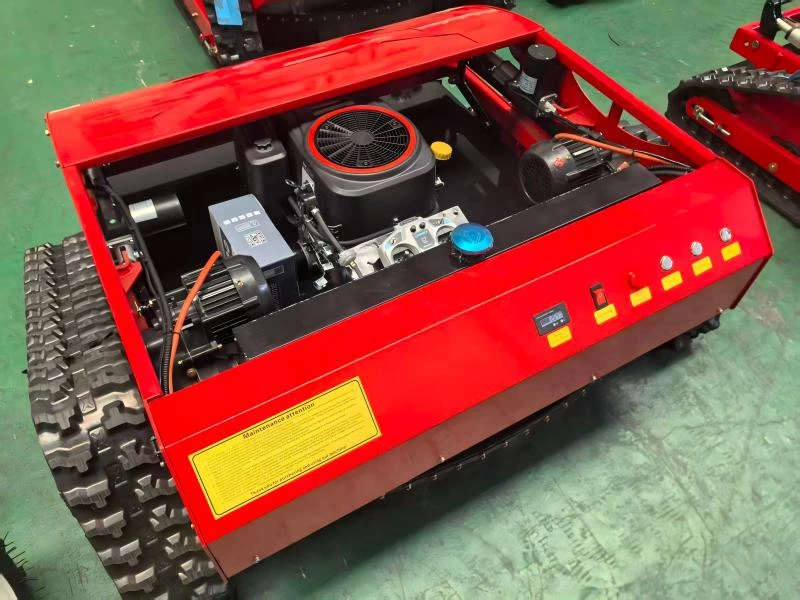 Triangular Track Remote Control Lawn Mower