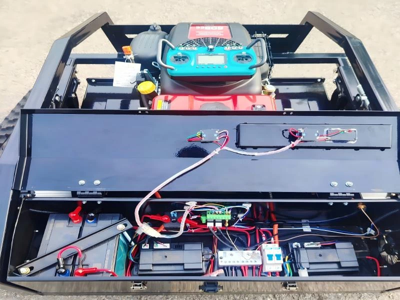 Triangular Track Remote Control Lawn Mower