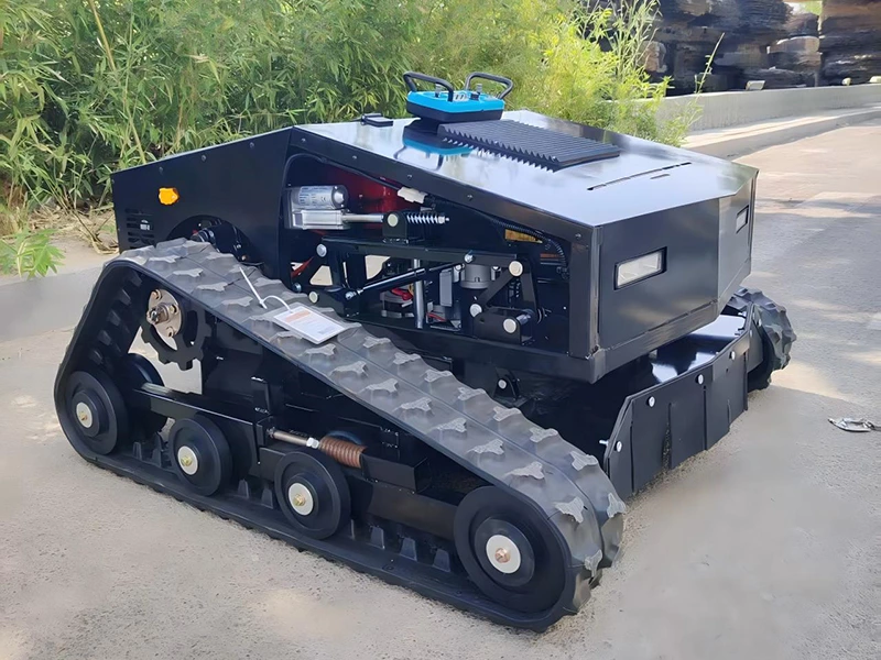 Triangular Track Remote Control Lawn Mower