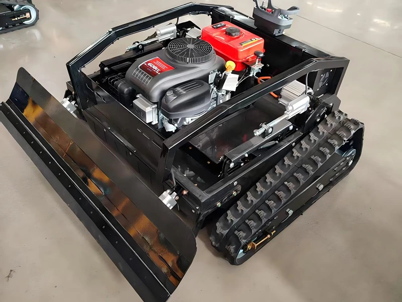 Triangular Track Remote Control Lawn Mower