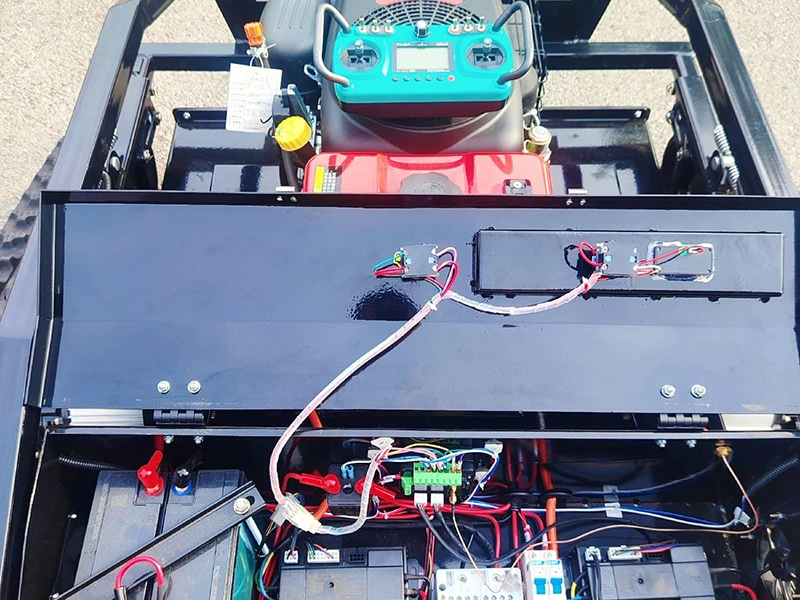 Triangular Track Remote Control Lawn Mower