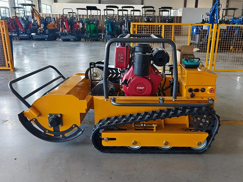 Triangular Track Remote Control Lawn Mower