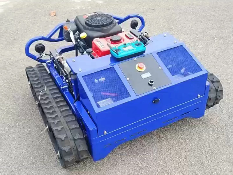 Triangular Track Remote Control Lawn Mower