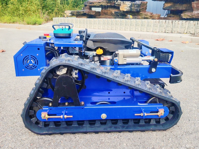 Triangular Track Remote Control Lawn Mower