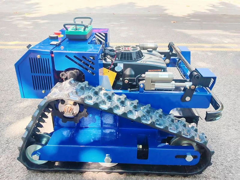 Triangular Track Remote Control Lawn Mower