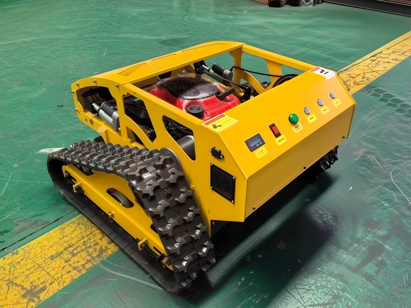 Triangular Track Remote Control Lawn Mower