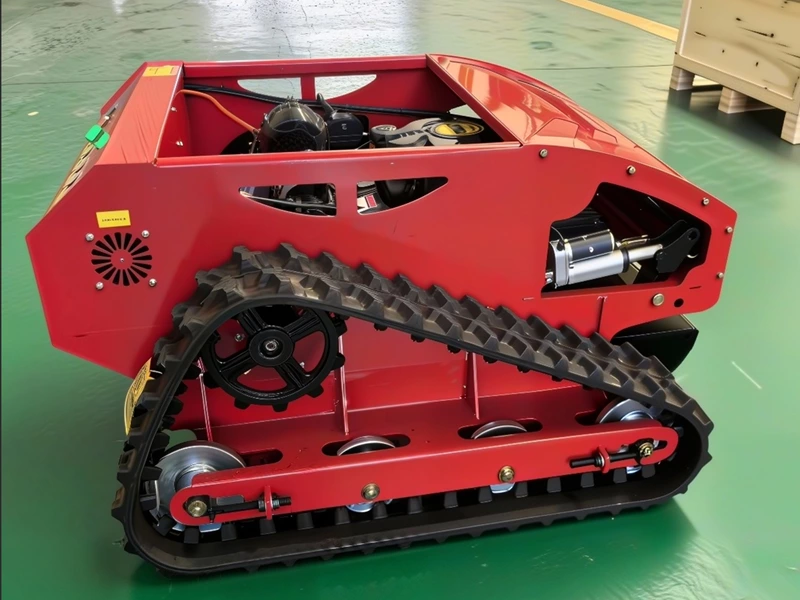 Triangular Track Remote Control Lawn Mower