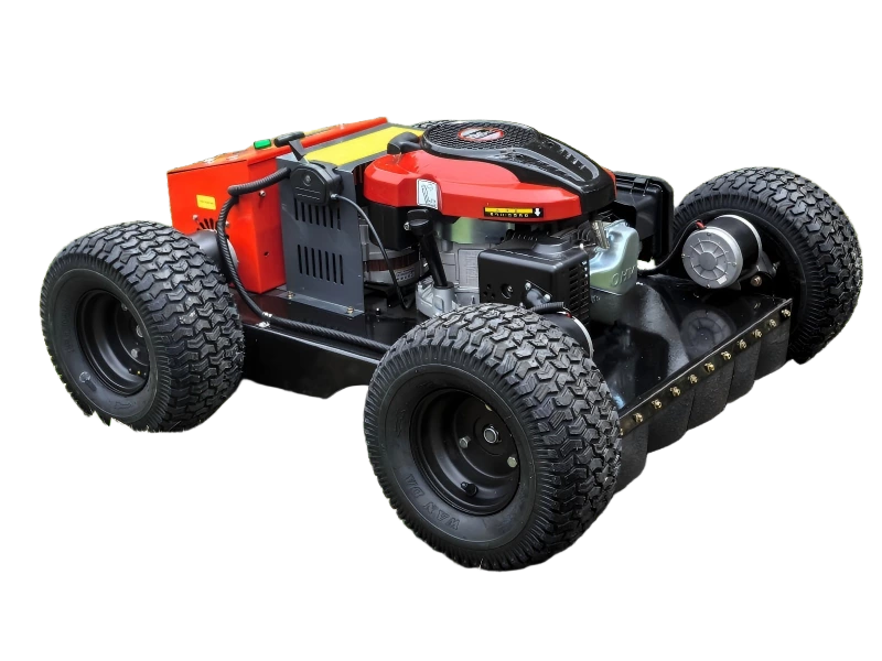 Sliding Four-wheel Drive Remote-controlled Lawn Mower