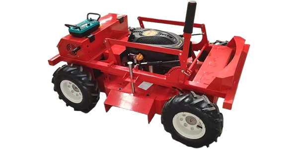 Skid Steer Four-wheel Drive Remote-controlled Lawnmower