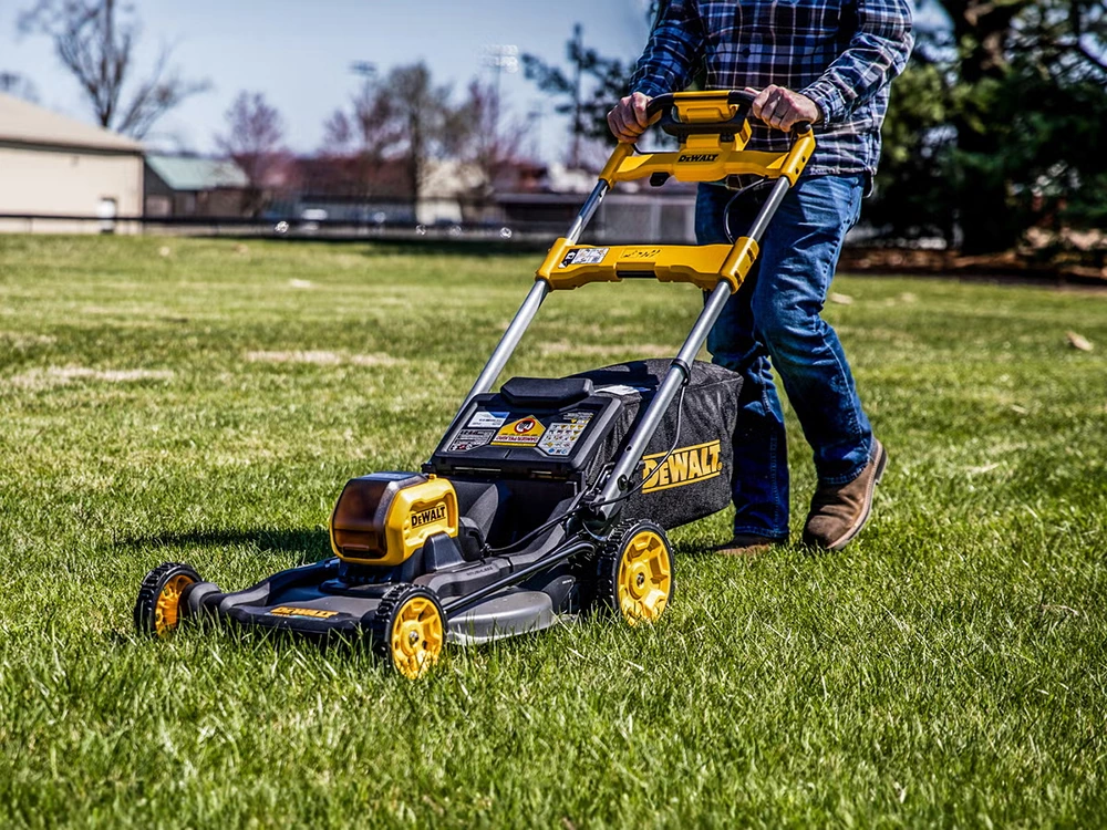 Electric lawn mowers are ideal for small to medium lawns with regular mowing and even terrain.