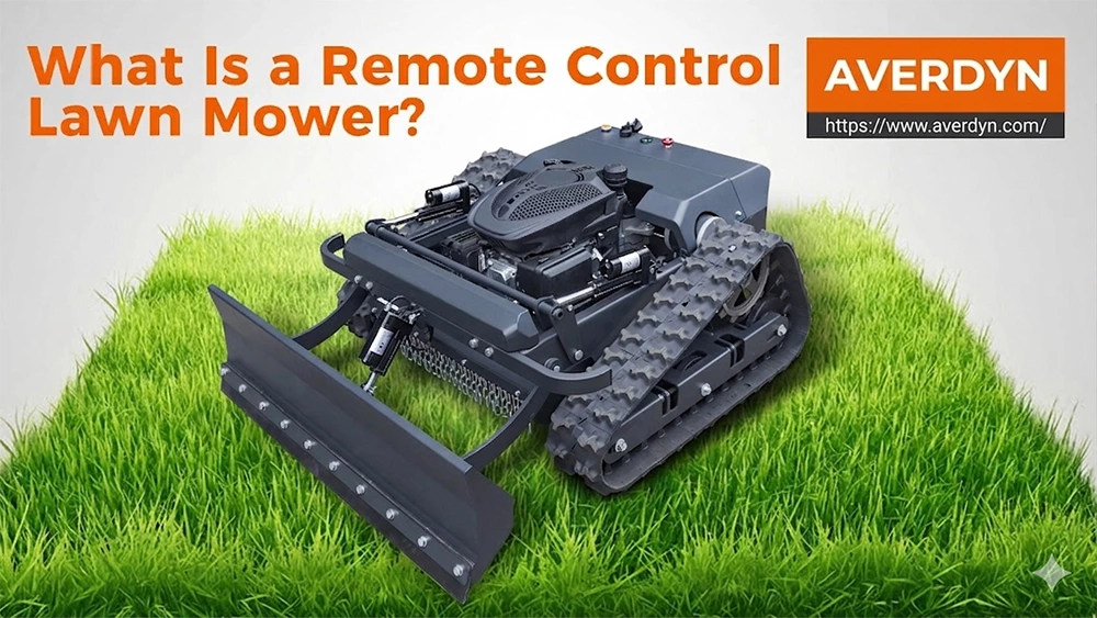 Tracked remote mowers provide better stability and safety for slope mowing and uneven terrain.